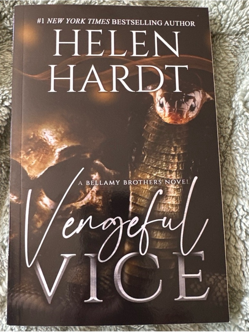 Vengeful Vice - a Bellamy Brothers Novel - by Helen Hardt book 4